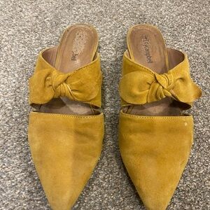 Jeffrey Campbell Mustard Yellow Mules